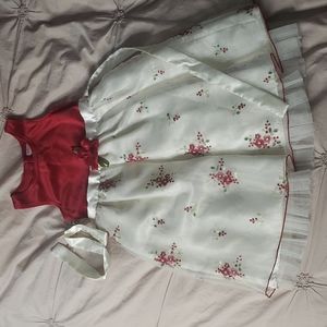 Youngland 6 red floral dress